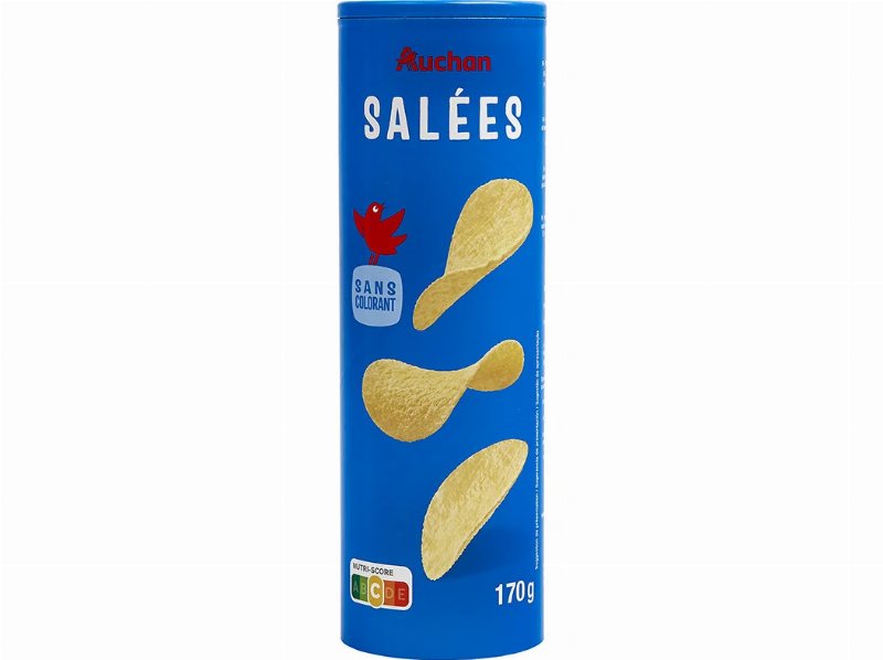 Aperitivo Auchan Base Batata Salgado 170 g