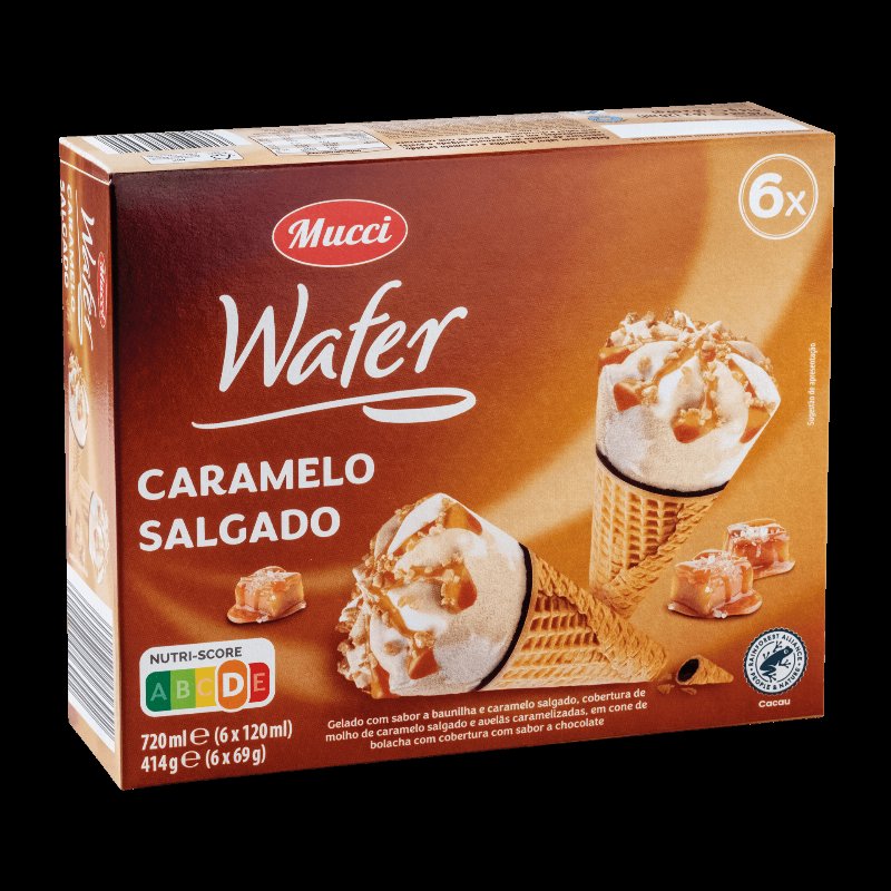 Gelado Wafer De Caramelo Salgado 414 g
