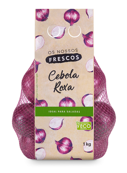 Cebola Roxa Embalada Pingo Doce 1Kg