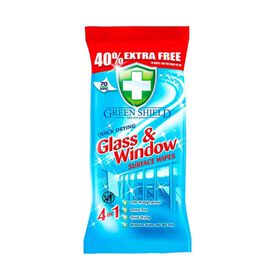 Toalhitas Limpa Vidros Janelas Green Shield 70 Un