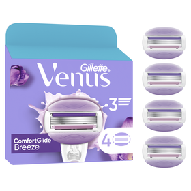 Recarga De Lâminas Comfortglide Breeze Gillette Venus 4 Un