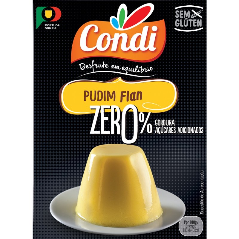 Pudim Flan Zero % Açúcares Vegan 14.4 g