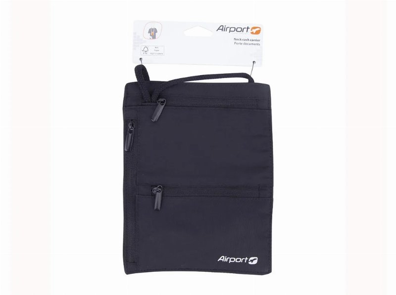 Bolsa De Pescoço Airport Cinzento