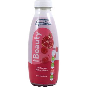 Água Vitaminada Sem Gás Beauty Romã E Framboesa Continente Equilíbrio 500 ml