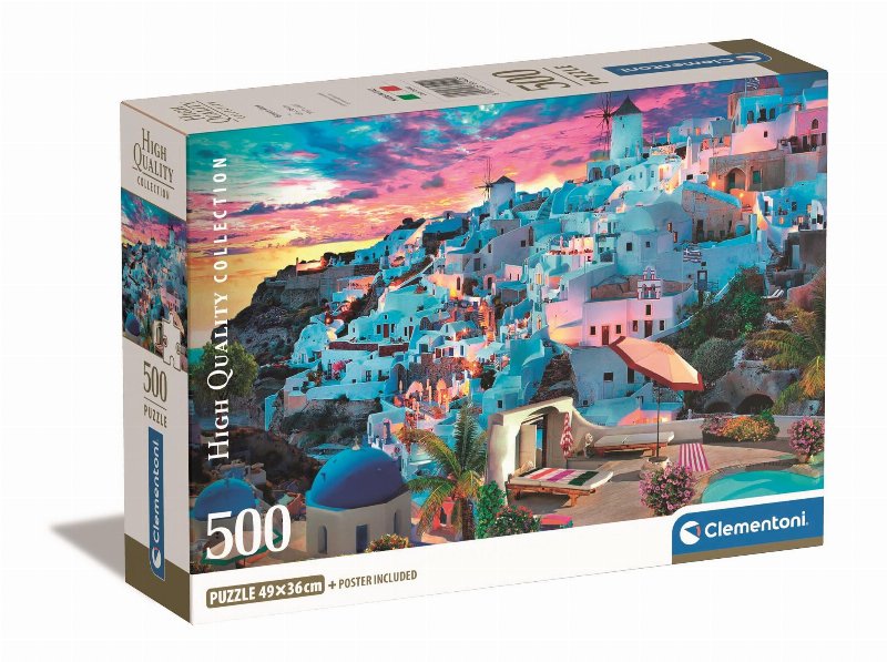 Puzzle Greece Clementoni 500 Peças