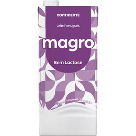 Leite Uht Magro Sem Lactose Continente 1 Lt
