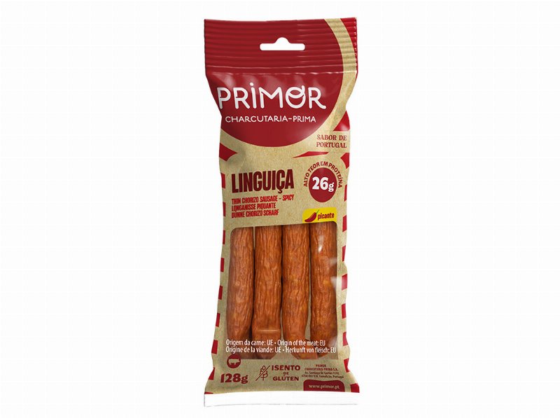 Linguiça Primor Picante 128 g