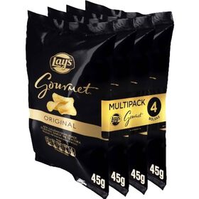 Batata Frita Gourmet Original Lay's Gourmet 4 X 45 gr