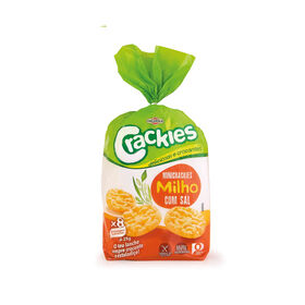 Crackies Mini De Milho Com Sal Sem Glúten Caçarola 200 gr (8 Un)