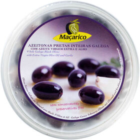 Azeitona Preta Galega Azeite E Alho Maçarico 150 gr