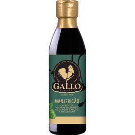 Creme Vinagre Balsâmico De Modena Com Manjericão Gallo 250 ml