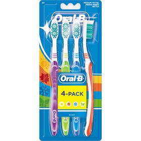 Escova De Dentes 1-2-3 Shiny Clean Oral-B 4 Un