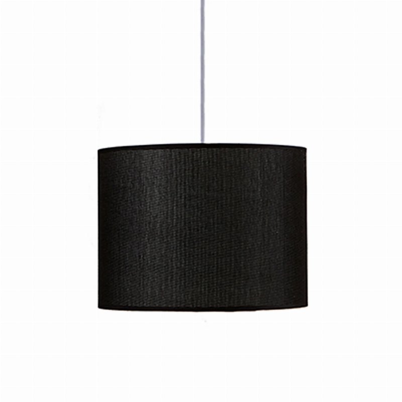 Candeeiro De Teto Preto 30 Cm