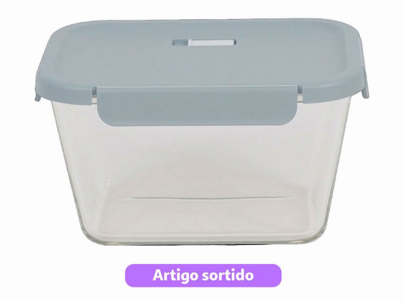 Caixa Hermética Vidro Codil 23X17.5X13Cm 2.3 l Cores Sortidas