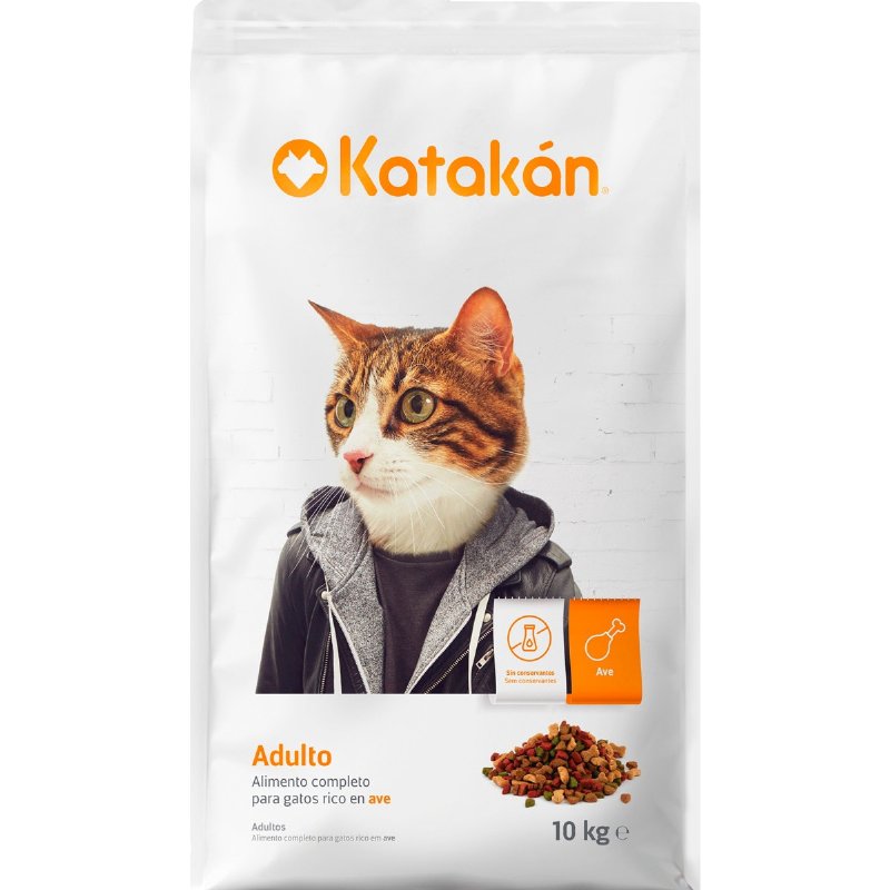 Alimento Seco Para Gato Rico Em Aves 10 kg