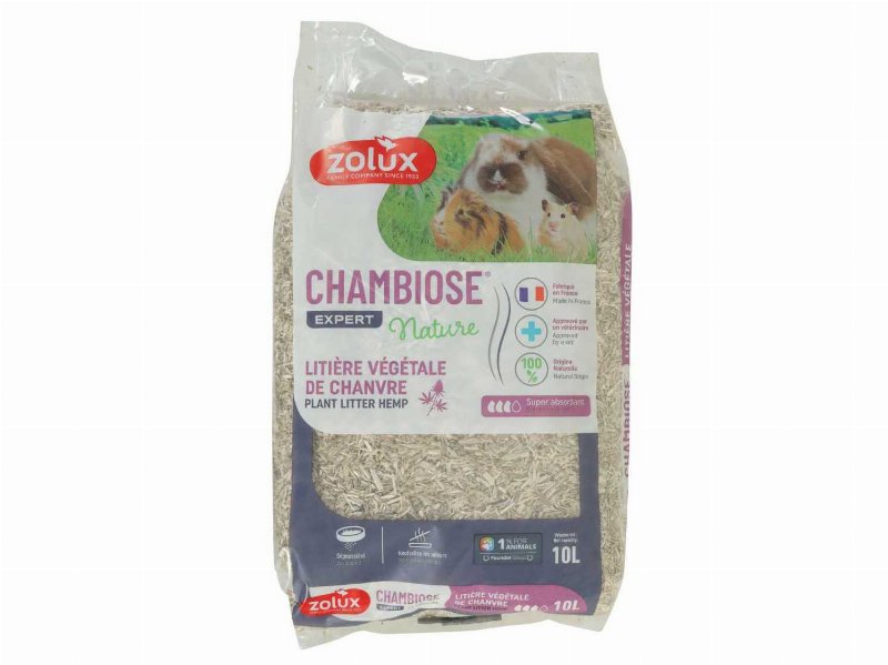 Absorvente Para Roedores Zolux Fibra De Cânhamo 10 l
