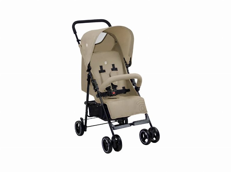 Carrinho De Bebé Asalvo Multiposições Bege 79X99X47.5Cm