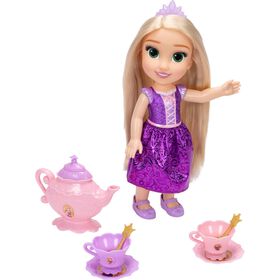 Disney - Boneca Princesa Rapunzel Com Conjunto De Chá