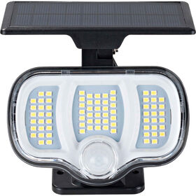 Foco De Parede Solar Com Sensor Preto Boost