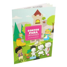 Contos Para Colorir - Espaços Em Branco