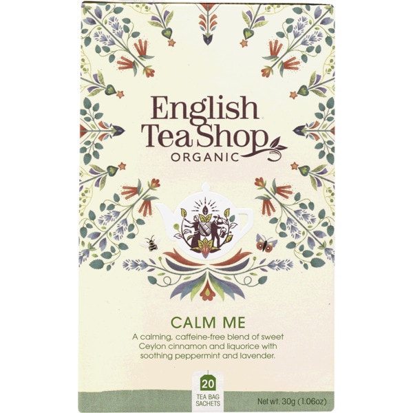 Infusão Calm Me Sem Cafeína De Canela, Hortelã Verde, Alcaçuz E Lavanda Biológica 30 g