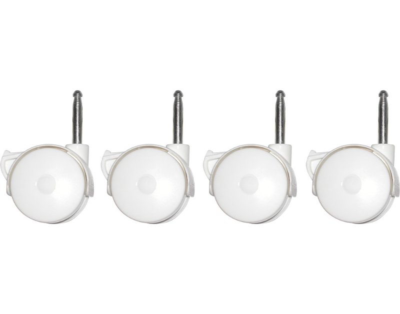 Rodas Para Camas Carbebe Bege E Branco