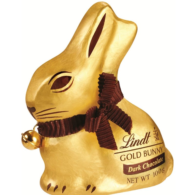 Coelho De Chocolate Preto Gold 100 g