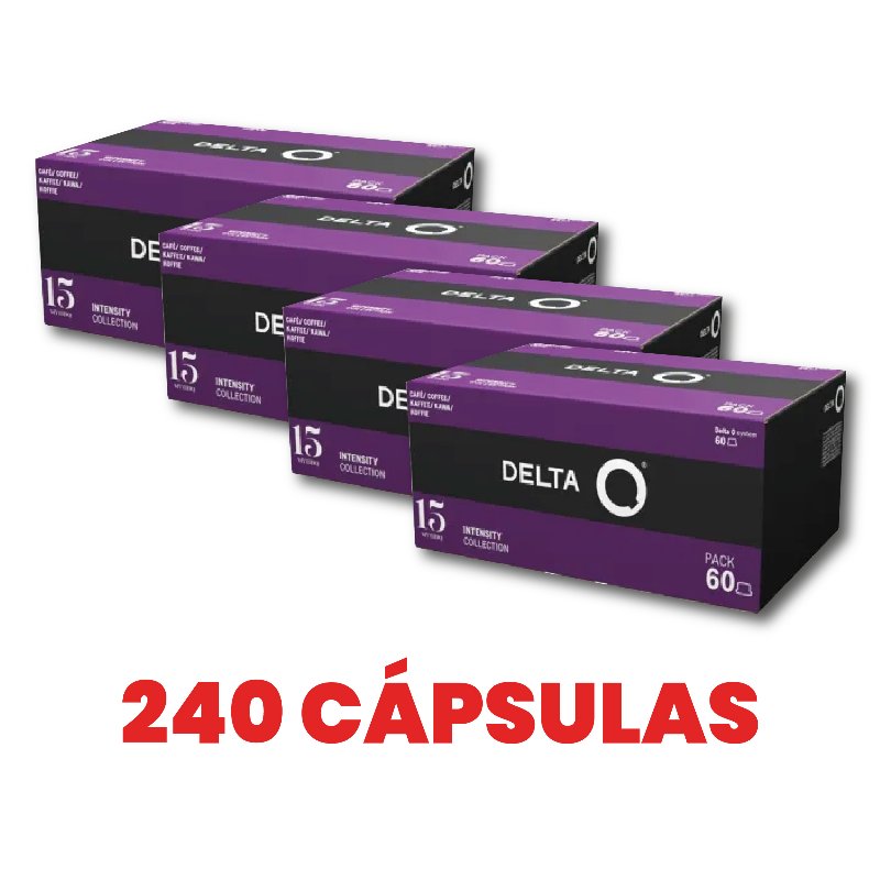 Café Mythiq Int 15 - 240 Cápsulas (4X60 Cápsulas) Delta Q