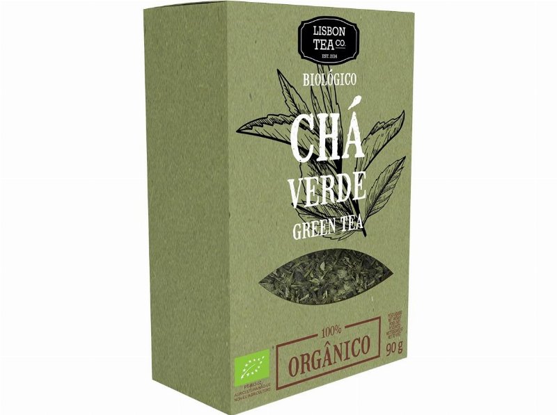 Chá Lisbon Tea Co. Verde Bio 90 g