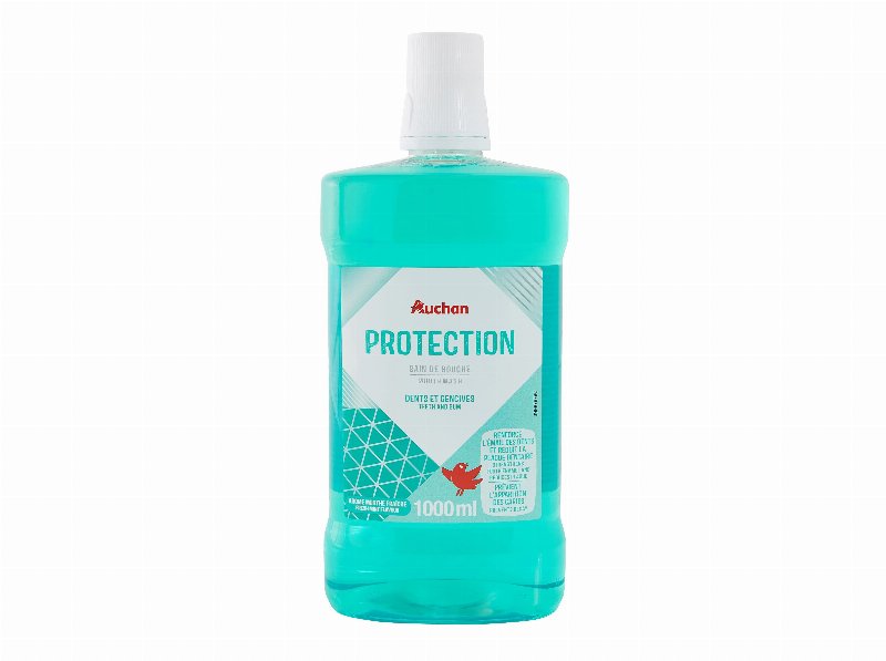 Elixir Auchan Proteção Dentes E Gengivas 1 l