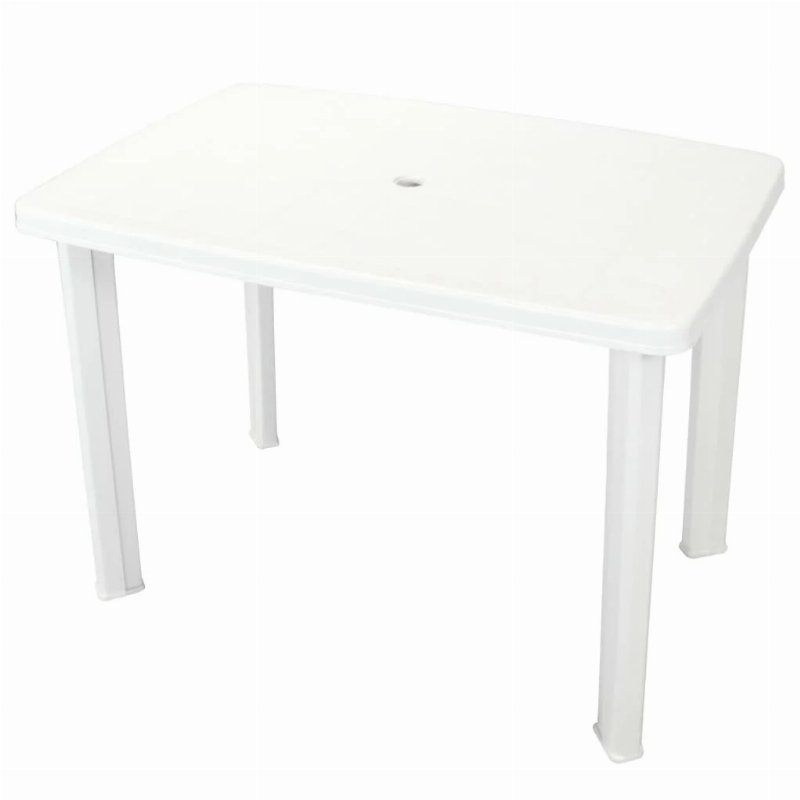 Hkh Mesa De Jardim Plástico - Branco