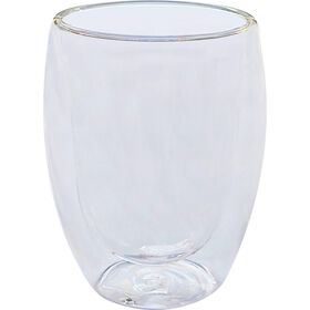 Copo Parede Dupla 360 ml Transparente Kasa