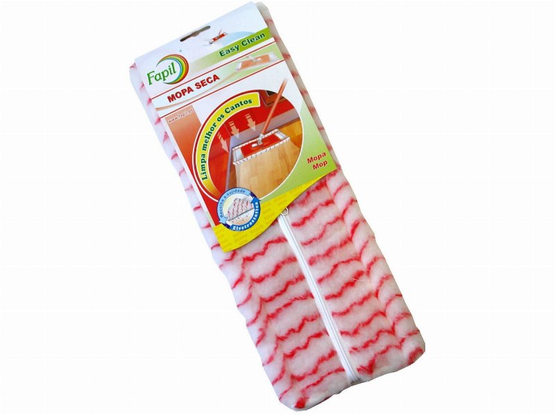 Recarga Mopa Seca Fapil Branco Vermelho 45Cm