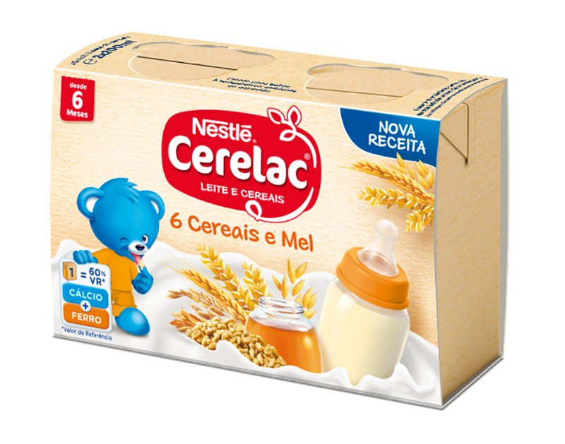 Cereais Lácteos Cerelac Cereais E Mel 2X200 ml