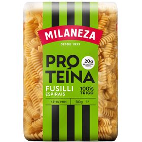 Massa Espirais Fusilli Proteína Milaneza 500 gr