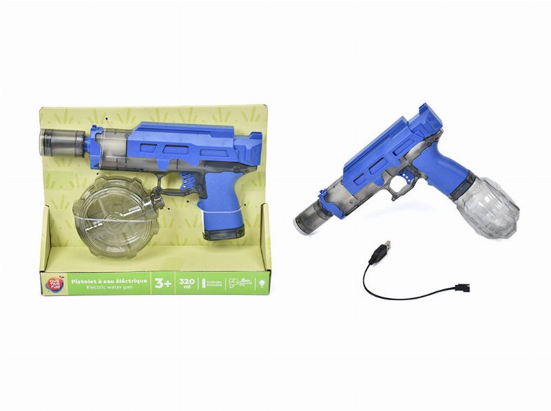 Pistola De Água One Two Fun Com Luz 27Cm