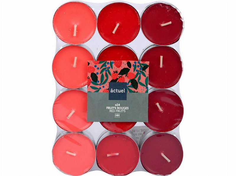 Tealights Aromático Actuel Frutos Vermelhos
