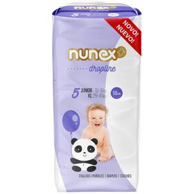 Fraldas Dropline 13-18 kg T5 Nunex 58 Un