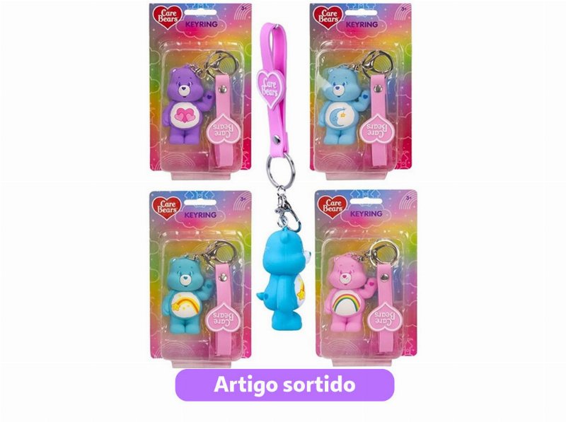 Porta-Chaves 3D Care Bears Modelos Sortidos