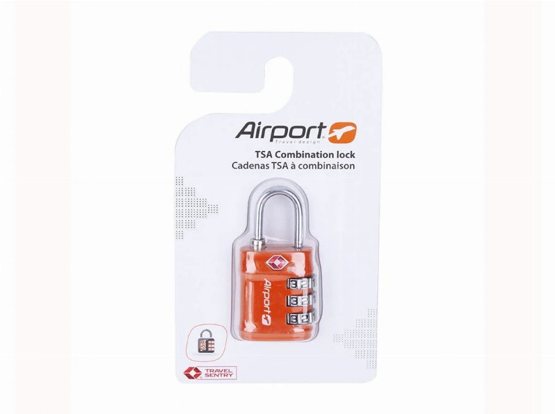 Acessórios Viagem Airport Tsa Laranja
