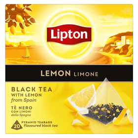 Chá Preto E Limão Pyramid Saquetas Lipton 20 Un