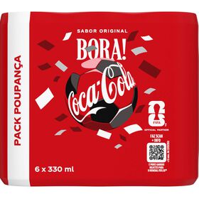 Refrigerante Em Lata Com Gás Cola Coca-Cola 6 X 33 cl