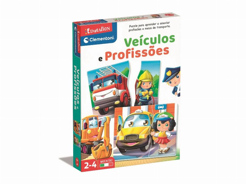 Jogo Veículos E Profissões Clementoni
