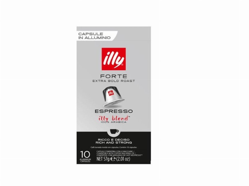 Cápsulas Illy Compatível Nespresso Café Forte 10Un