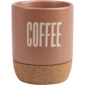 Copo Café Cortiça 100 ml Rosa Kasa