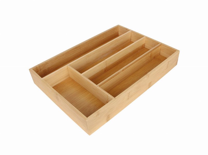 Tabuleiro Para Talheres Actuel Bambu 25X35X5Cm