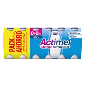 Iogurte Líquido Magro Defesas Natural Actimel Danone 1200 gr (12 Un)