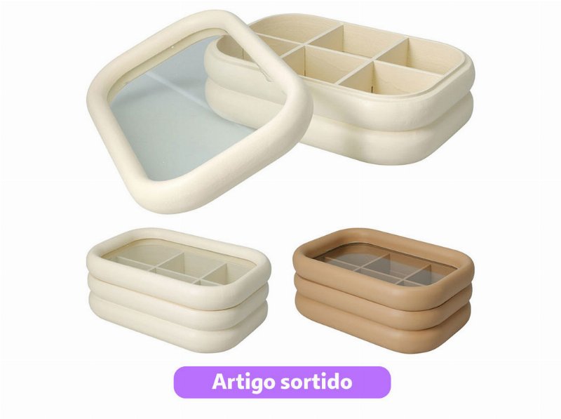 Caixa Chá 23.5X15.5X9Cm Cores Sortidas