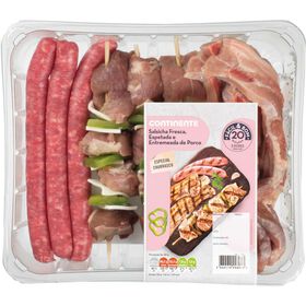 Mix Churrasco De Porco Continente 1,2 kg (Aprox.)