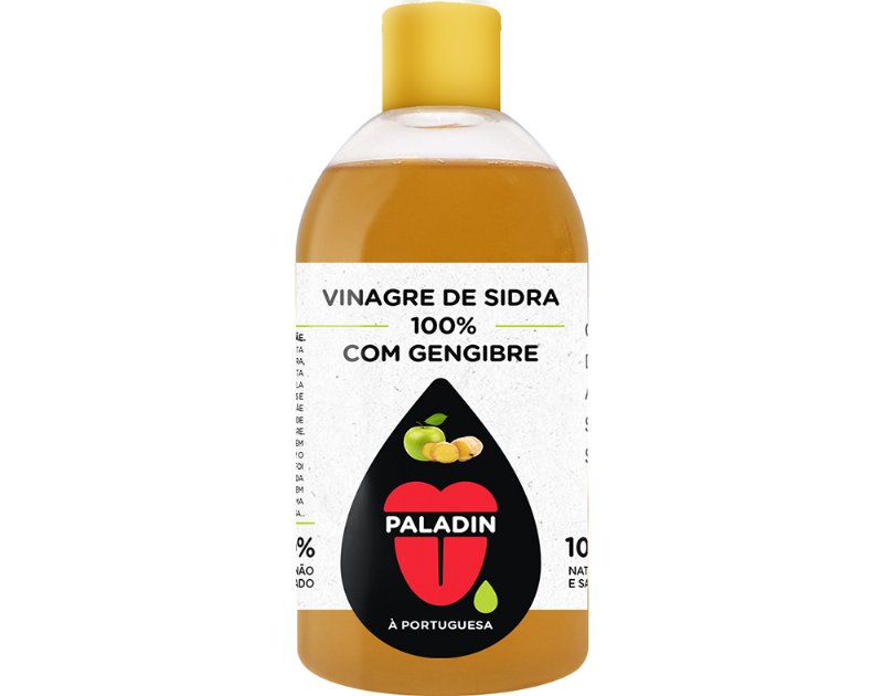 Vinagre Paladin Sidra 100% Natural Com Gengibre 0.50 l